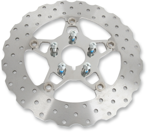 Fsd Series Stainless Steel Front Brake Rotor For Big Twins Polished