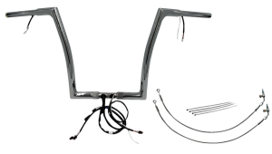 Plug & Play Ez Install 1-1/4(r) Flat Top Handlebar Kit Silver