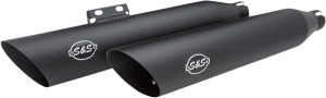 Slash-cut Slip-on Mufflers Guardian Black