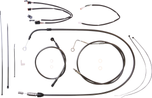 Black Pearl Designer Handlebar Installation Kit Black