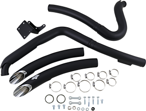 Big Radius 2:2 Exhaust System Black 