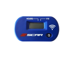 Wireless Vibration Hour Meter Blue