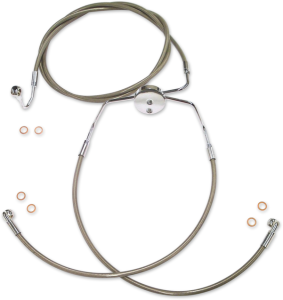 Xr Lower Brake Line Silver