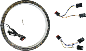 Probeam® Turn Signal Ring Trim Amber, White, 2, nordicamoto.ro