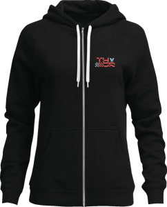 Womens Vantage Zip-up Hoodie Black 