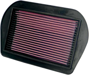 High-flow Air Filter Black, Red, 1, nordicamoto.ro