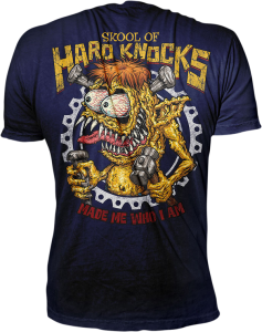 Skool Of Hard Knocks T-shirt Blue 5XL, 3, nordicamoto.ro