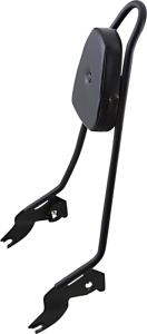 Quick Detachable Sissy Bar Backrest Black