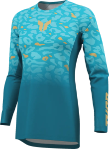 Tricou Launchmode pentru femei, albastru punctat, 4, nordicamoto.ro