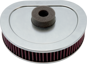 High Flow Replacement Air Filter Black, Red, 1, nordicamoto.ro