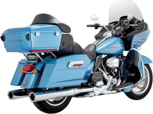 Hi-output Slip-on Mufflers Chrome, 1, nordicamoto.ro