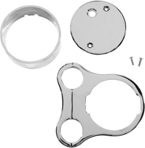 Tee-bar Gauge Mounts Chrome