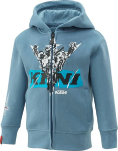 Hanorace si jachete, Hanorac Copii KTM Kini Punk Blue, nordicamoto.ro