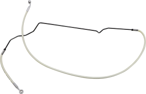 Braided Front Brake Line Chrome, Sterling Chromite® Ii Oversize [+203 mm (8'')], 2, nordicamoto.ro