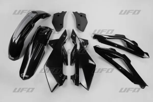 Set complet de caroserie pentru Husqvarna negru