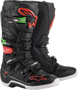 Boot Tech 7 Bk-rd-gn 7 Black, Green, Red, White  40,5, 1, nordicamoto.ro