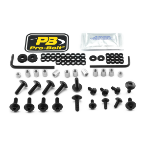 Fairing Bolt Kit For Suzuki Black
