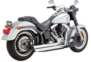 Big Shots Staggered 2-into-2 Exhaust System Chrome, 3, nordicamoto.ro