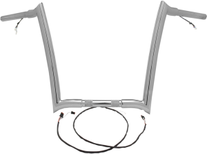 Pre-wired Monkey Bar Handlebar Silver