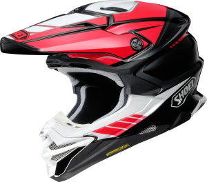 Casca SHOEI VFX-WR 06 JAMMER TC-1 Negru/Rosu/Alb