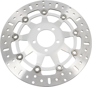Pro-lite Floating Round Brake Rotor Silver, Stainless Steel