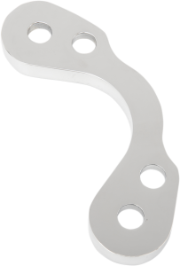 Chrome Steel T-bar Handlebar Clamp Silver, 1, nordicamoto.ro