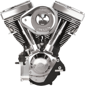 V111 Complete Assembled Engine Black, nordicamoto.ro