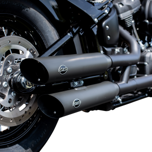 Slash Cut Race Slip-on Mufflers Guardian Black, 1, nordicamoto.ro