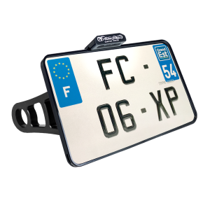 License Plate Side Mounts White, 2, nordicamoto.ro