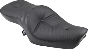 Low-profile Double Bucket  2-up Vinyl Seat Black, 2, nordicamoto.ro