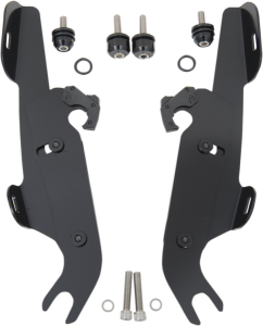 Fats/slim Windshield  Trigger-lock Complete Mount Kit Black, 1, nordicamoto.ro