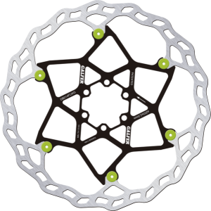 Brake Disc Floating Black, Silver
