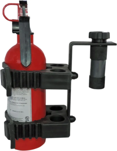 Fire Extinguisher Holder Black 