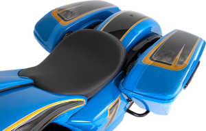 Saddlebag Speaker Lid Kit Black, Matte