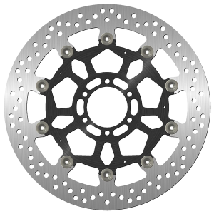 Brake Rotor Round Black, Silver
