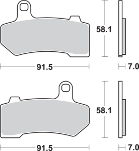 Plăcuțe de frână din metal sinterizat pentru Harley/Buell, 1, nordicamoto.ro