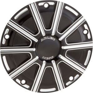 10-gauge Derby Cover Silver, Black Anodized