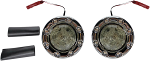 Probeam® Bullet Ringz Led Rear Turn Signals For Scout Red, 2, nordicamoto.ro