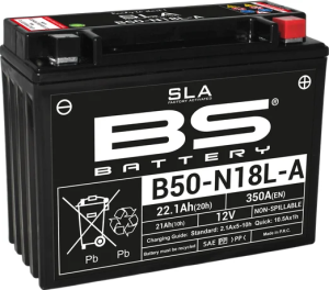 Sla Factory – Baterie AGM activată, fără întreținere, negru, 2, nordicamoto.ro