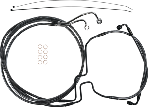 Karbonfibr Lower Brake Line Silver, Carbon Fiber, Karbonfibr Standard, 1, nordicamoto.ro