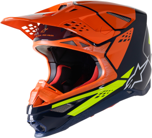 Helm Sm8 Fact Blk-wt-rdBlack, Red, White  S, 2, nordicamoto.ro