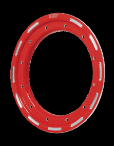 Beadlock Ring Red, Powder-coated