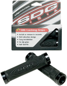 Locking Atv Grips Black, 2, nordicamoto.ro