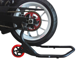 Deluxe Rear Wheel Stand Black, Powder-coated