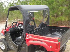 Soft Top With Rear Panel Black
