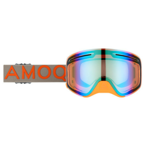 Ochelari Snowmobil AMOQ Vision Vent+ cu lentila magnetica Gray/Orange - Gold Mirror