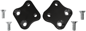 Kick-back Adapter Plates Black, Silver