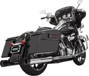 Dnt Straight Can Slip-on Mufflers Black