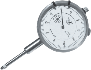 Dial Indicator Gauge Silver, White