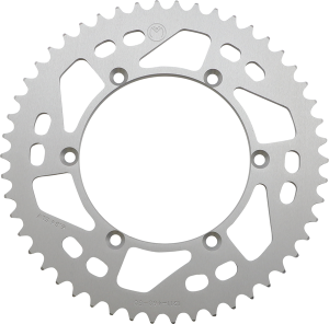 MOOSE RACING Rear Aluminum Sprocket Silver, 4, nordicamoto.ro